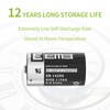 EEMB 4Pack ER14250 1/2AA 3.6V Lithium Battery Li-SOCL₂ Non-Rechargeable Battery