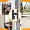 Barn Door Lock,Flip Latch Lock with Combination,90 Degree Sliding/Swinging Door