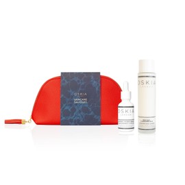 OSKIA Skin Saviours Edit – Travel-Friendly Skincare Set with Cleansing Gel, Nutri-Active Day Cream & Restoration Oil
