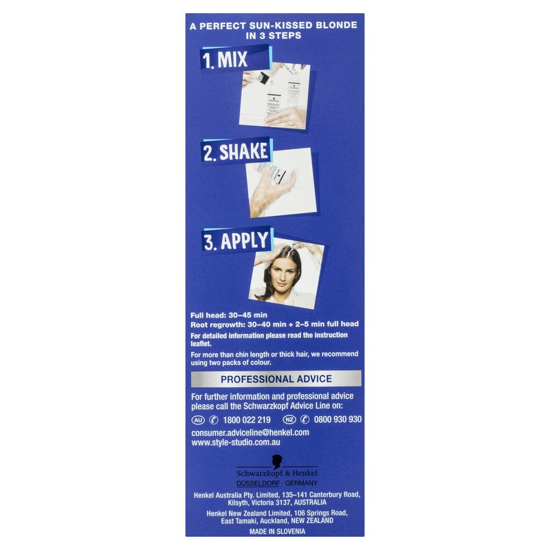 Schwarzkopf Nordic Blonde Permanent Hair Colour