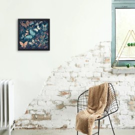 Pastel Butterflies Digital Art Bundle of 4 | Printable Wall Decor | Downloadable