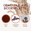 Rostikal Herbstdeko Pilze 15 cm Gartendeko Rost Balkon Deko Pilz