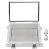 Zulkit Junction Box,IP67 Waterproof Electrical Box Hinged Clear Cover Stainless