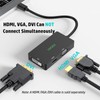 UVOOI 4K Mini DisplayPort to HDMI DVI VGA Adapter, 3-in-1