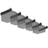 Fixirons 6 Pack Overhead Storage Bin Rack, Ceiling Racks for