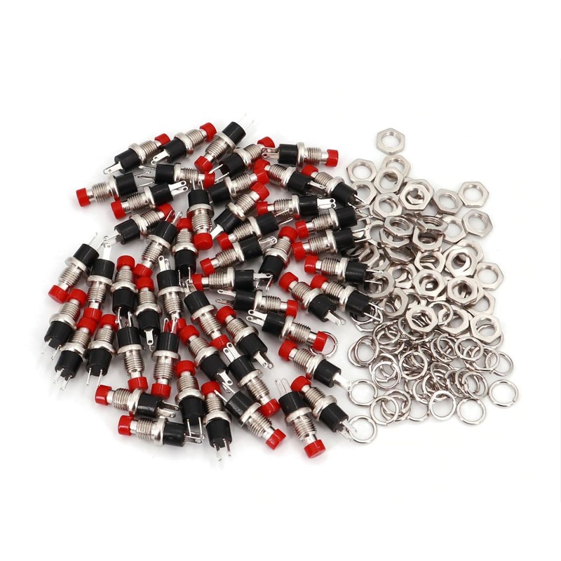 2 x Mini Micro Button 12 V 120 V Push