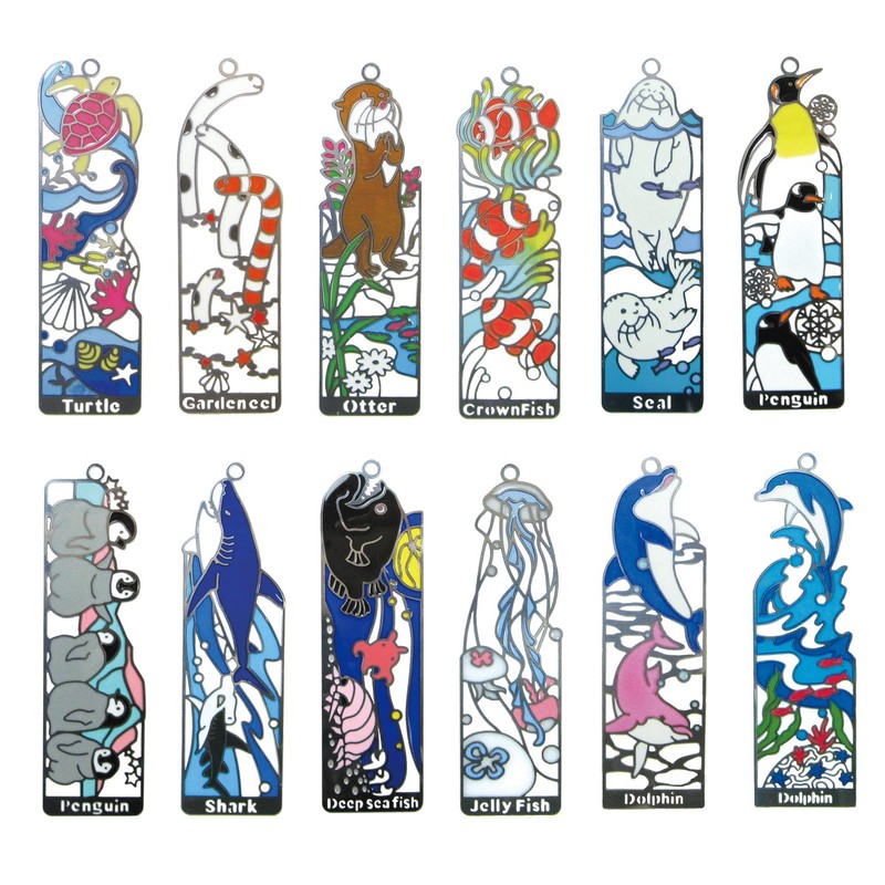 Chikou 50102006 Die-Cut Slim Penguin Bookmark