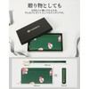 Modiko Women's Long Wallet, Large Capacity, Made in Japan, Box-Shaped