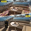 Bjabtan Portable Boat Trash Can, Odor-Proof & Leak-Proof Boat Garbage