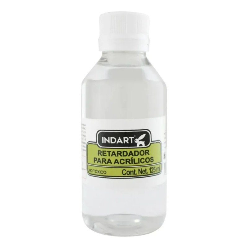 Retardador De Secado Acrilicos Indart 125 Ml Arte Color Traslúcido