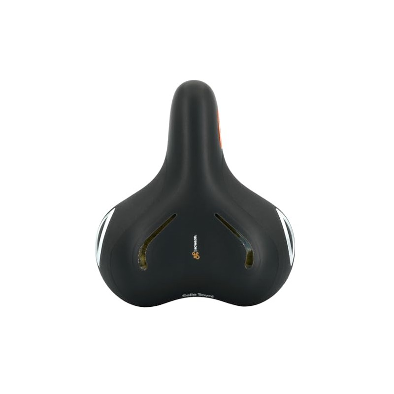 Selle Royal Unisex Lookin Relaxed Stracciatella Bicycle Saddle, Black, 260