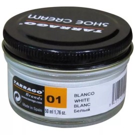 Tarrago Shoecream Jar 50Ml. White 1