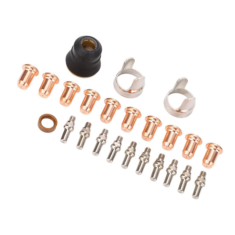 Plasma Cutter Tip Electrode Nozzle Bracket Cover Set Accurate Efficient