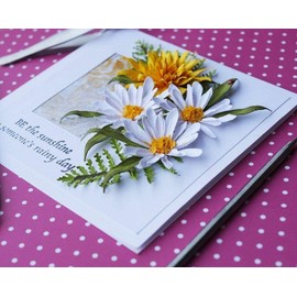 Cutting Dies for Card Making, Daisy Flowers Metal Cutting Dies Stencil for DIY Scrapbooking Album Embossing Photo Crafts Paper Cards Decorative Craft, Scrapbooking Die-Cuts