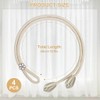 Curtain Tiebacks 4 Pcs Hand-Knitted Curtain Tie Backs Elegant Bohemian