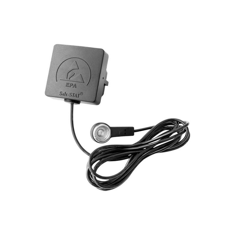 BJZ C-192 098 ESD Earthing Plug with Earth Cable 1.50
