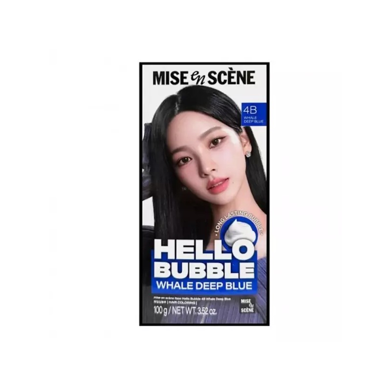 Miseoncen 미쟝센 샴푸염색 뉴 간편염색 헬로 버블 거품 염색약 4B