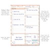 A5 Daily Planner 50 Sheet Note Pad with Schedule, Priority,