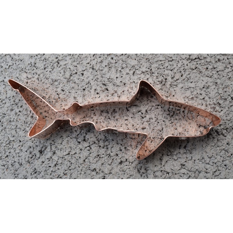 Tiger Shark Copper Cookie Cutter (Small)