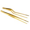 O'Creme Culinary Stainless Steel Tweezer Tongs Set of 2 -