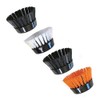 Dishmaster K0285 Set of 4 Plastic Brushes - Black, White,