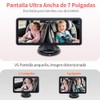 Muja Cámara Coche Bebé Asiento Trasero, Pantalla HD de 7