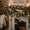 76" L Metal Jingle Bell Garland, Gold Finish