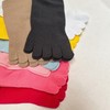 COUVER Black Men's/Women's 5 Finger Toe Socks Ankle, Small (1