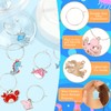Megitzuu 30PCS Ocean Animal Wine Charms - Funny Dolphin, Octopus,