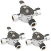 WHK 3 Packs Water Mixing Valve Hot Cold Water Mixer,