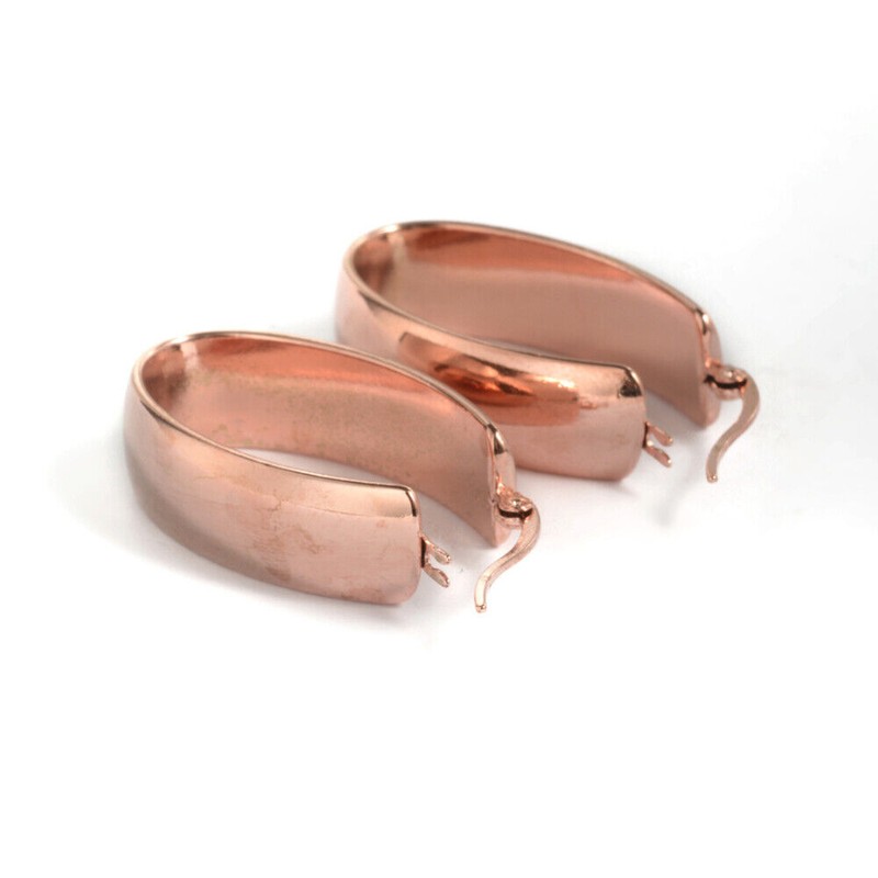 Unbranded Stainless Steel Earrings Hoop Earrings Hypoallergenic Earrings Rose 1mm