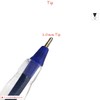 ZOFAX Trio Ballpoint Pens, BLUE, 1.0mm Medium Point, Pack of