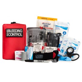Scherber Public Access Bleeding Control Kit | Trauma Equipment, First Aid Supplies & NAR Tourniquet Pack for Gunshot Wound & Hemorrhage | Medical Professional & Emergency Rescue | Single, Advanced
