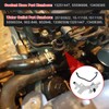 BREADEEP Aluminum Engine Coolant Water Outlet Housing Kit with Inlet