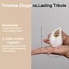 Teardrop urn in Small and Mini Teardrop Urns (Golden White