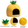 Hollypet Cozy Pet , Warm Cave Nest Sleeping Bed Pineapple
