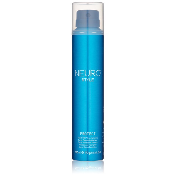 Paul Mitchell Neuro Protect HeatCTRL Iron Hairspray, Perfect Prep + Finish For Heat Styling, For All Hair Types, 6 Oz