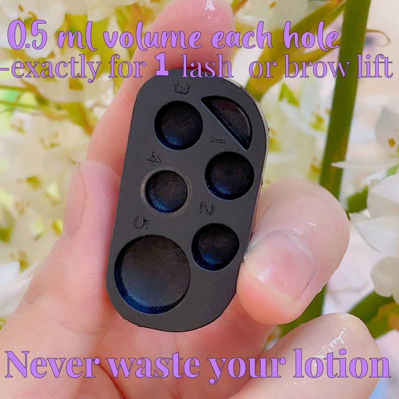 Lash Lift Brow Lamination Lotion Palette Silicone Tray for Eyelash