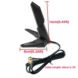 WiFi 6E 2T2R Moving Dual Band 2.4G/5G/6GHz Antenna for MSI MPG B460I B550I Gaming Edge/MEG Z390 GODLIKE ACE PC Desktop Computer