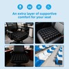 Inflatable Travel Cushion Airplane Seat with Pump for Office Chair,