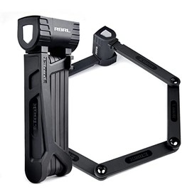 RBRL Folding Bike Lock,Suitable for Bicycles, Motorcycles, Scooters, Electric Bicycles, Gates, etc.Bicycle Lock Heavy Duty Anti-Theft Bike Locks with Keys Lock for Bike