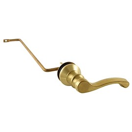 Kingston Brass KTFLS7 French Side Mount Toilet Tank Lever, Brushed Brass