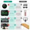 ORIA Aquarium Thermometer, LED Digital Temperature Meter Aquarium (Degrees Celsius),