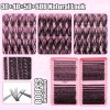 804 Extensiones De Pestañas Postizas Kit Maquillaje Completo