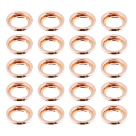 Be In Your Mind Pack of 20 Car Oil Drain Plug Seals 11026 01M02 Oil Drain Plug Washer Oil Pan Washers 11 mm ID 17 mm OD Compatible with Qashqai Teana