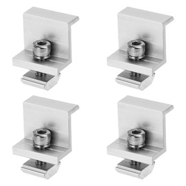 Solar Panel Mount End Clamp Solar Panel Bracket 30 mm Solar End Clamp for Mounting Solar Module for Motorhomes Boats Roof Wall Pack of 4