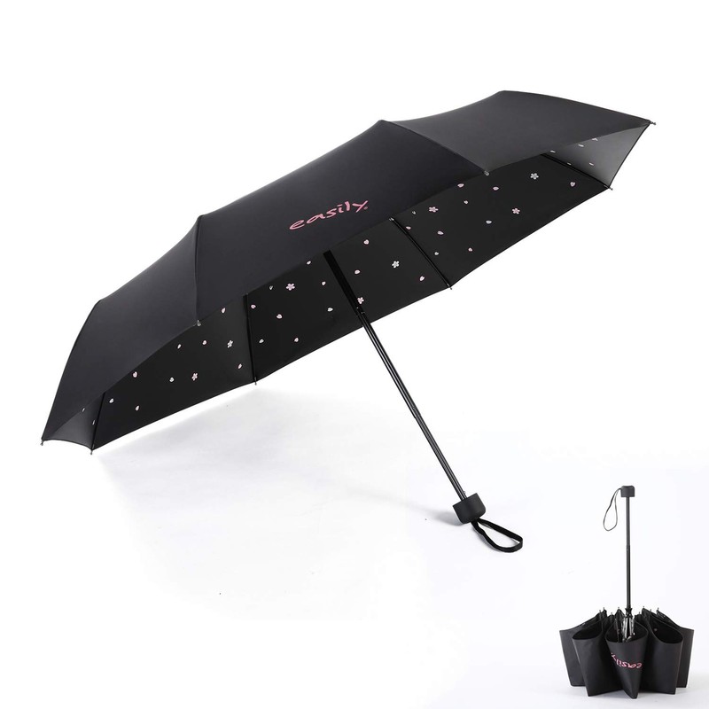 Meiyijia Voy Compact Folding Umbrella with UV Protection, Portable Umbrella