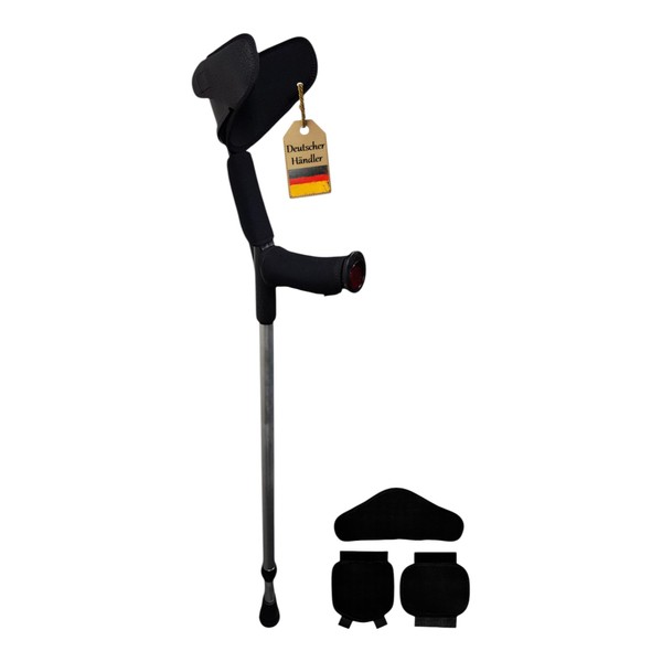 FabaCare Crutch with Padding Soft Grip Magic Soft Grip Forearm