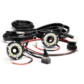 KC HiLiTES 355 Cyclone LED Universal 2-Light Under Hood Wiring Kit