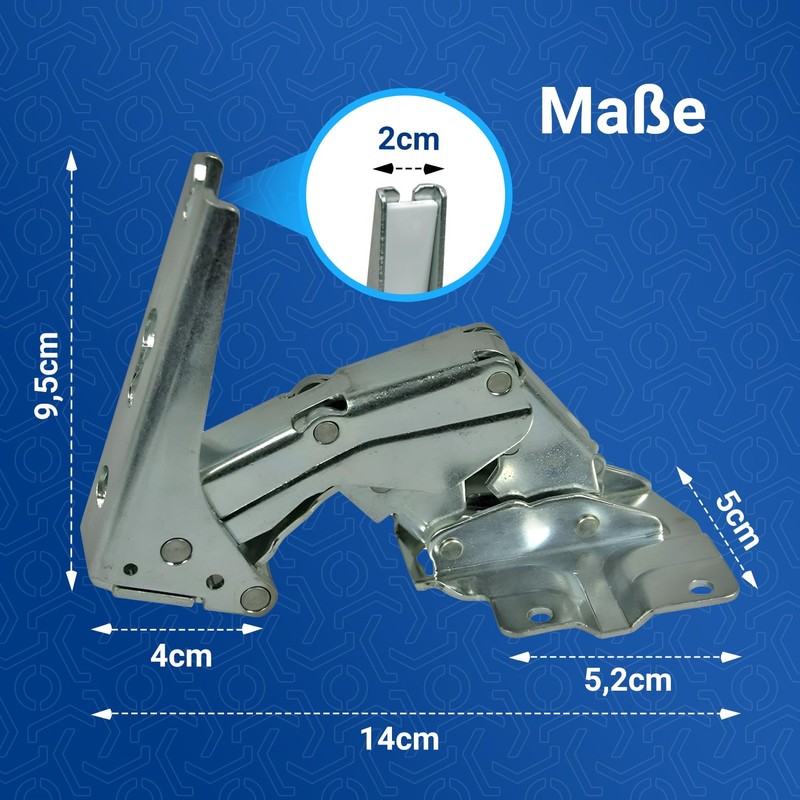 VIOKS Fridge Door Hinge Set Replacement for Bosch Siеmens Neff